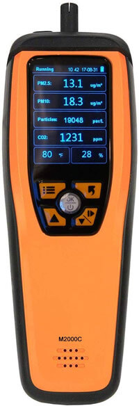 Orange CO2 monitor