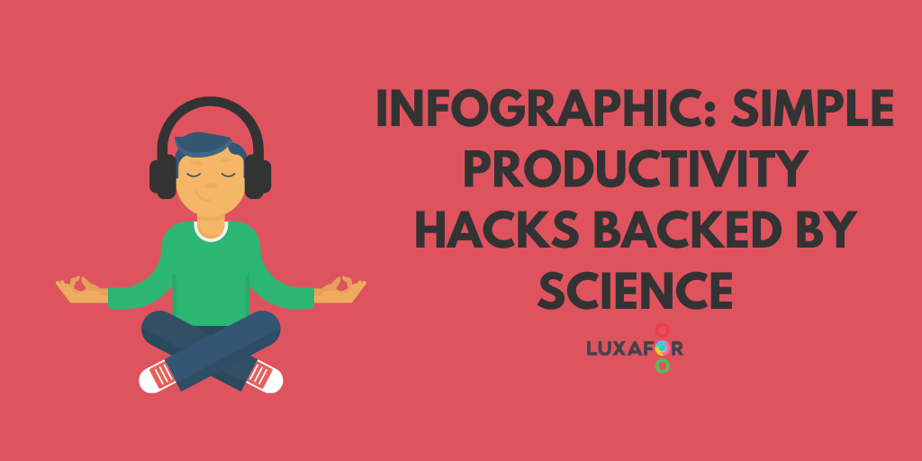 Infographic: 19 Simple Productivity Hacks Backed By Science - Luxafor