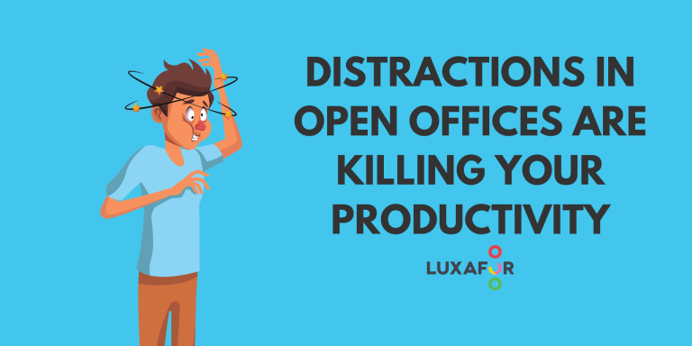 Distractions In Open Offices Are Killing Your Productivity - Luxafor