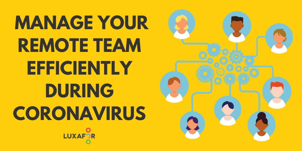 How To Manage Your Remote Team From Home During Coronavirus.Blog cover 2