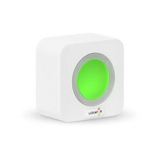 Luxafor Cube standalone busy light displays meeting room and workspace availability in real-time