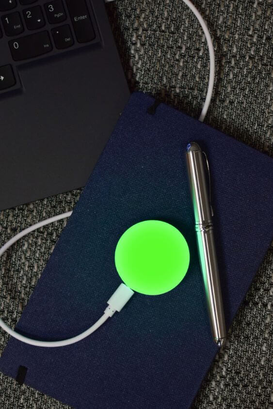 Luxafor Orb is a USB LED busy light indicator that helps eliminate distractions and improve productivity