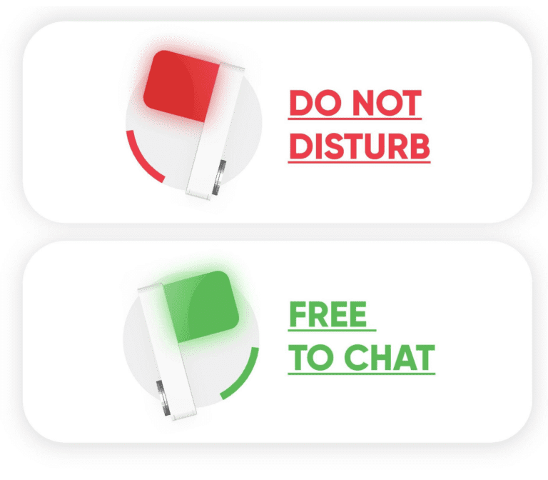 Luxafor Flag notifications green and red