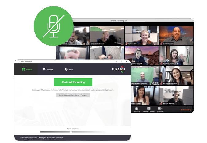 Luxafor Mute button for videoconferencing calls
