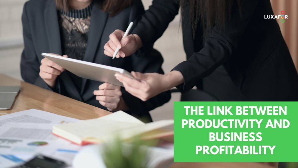 what is the link between productivity and profitability 1