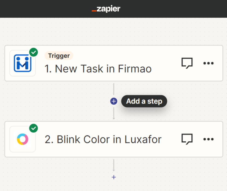 Luxafor Firmao Zapier integrations