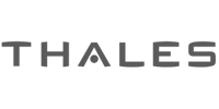 Logo of Thales where Luxafor's products are used in the offices