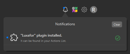 Stream Deck plugin installation notification