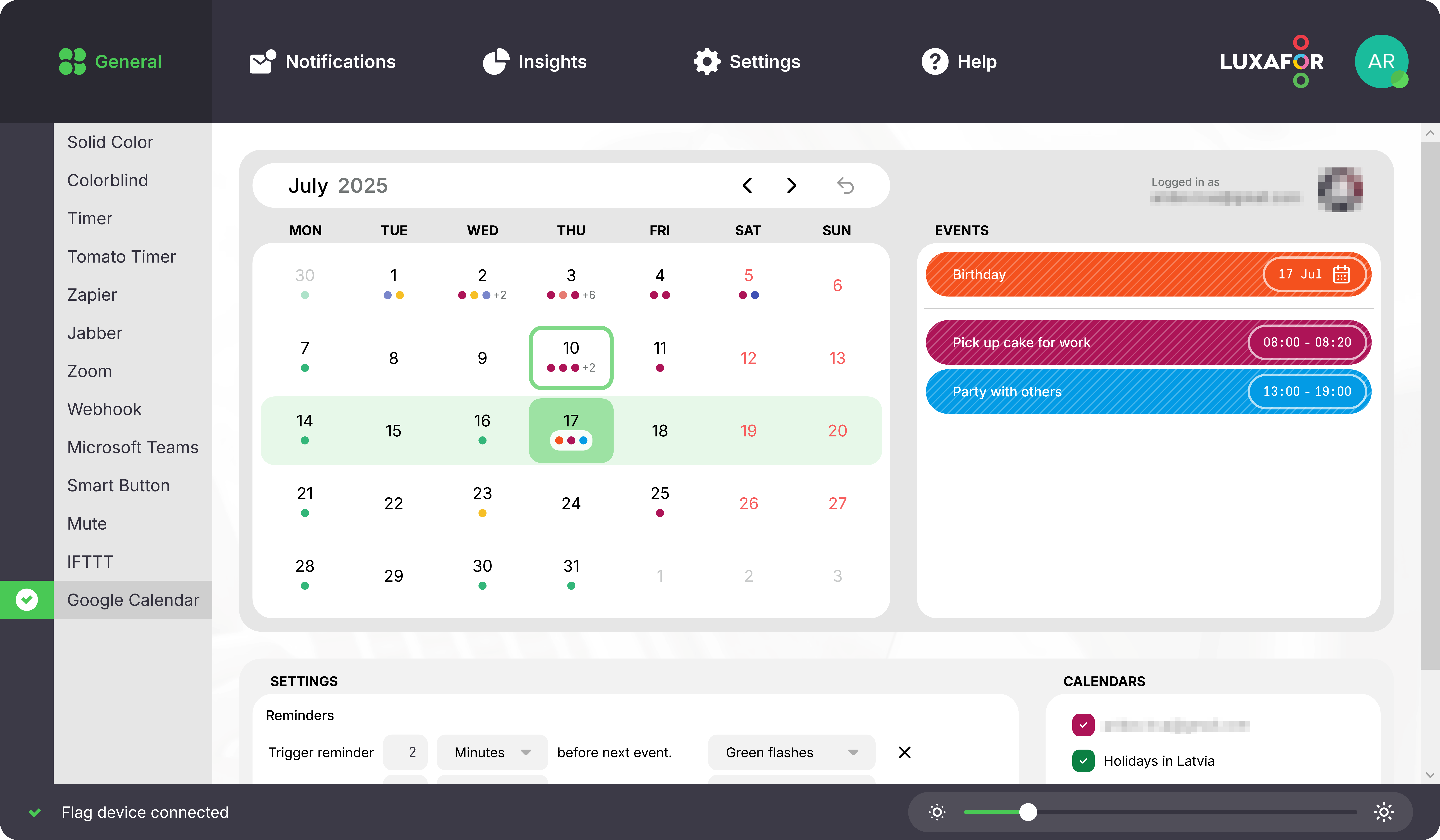 Bye Gmail (For Now) - Hello, Google Calendar Integration at Luxafor! 5 google calendar preview